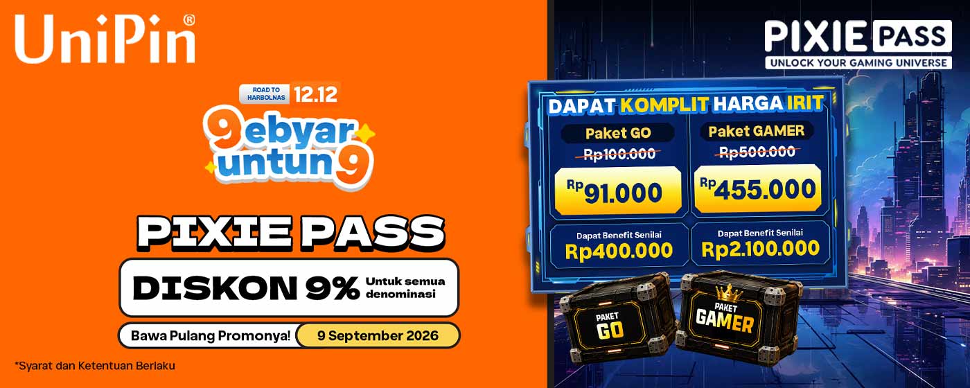 9EBYAR UNTUN9, PROMO PIXIEPASS MAKIN UNTUNG! 🎉